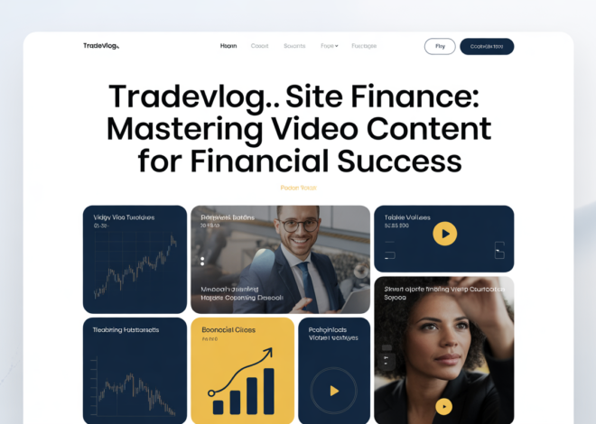 Tradevlog.site Finance: Mastering Video Content for Financial Success